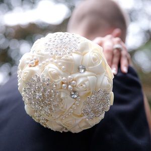 Rhinestone Brooch Bouquet